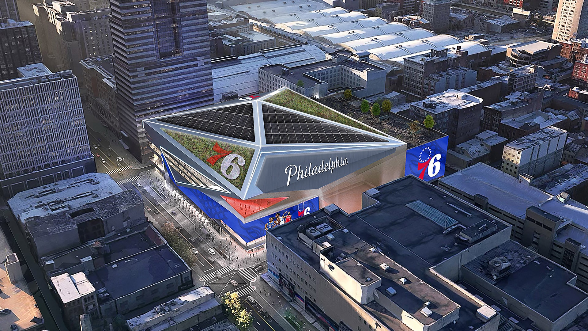 Philadelphia 76ers New Arena. Community Center.