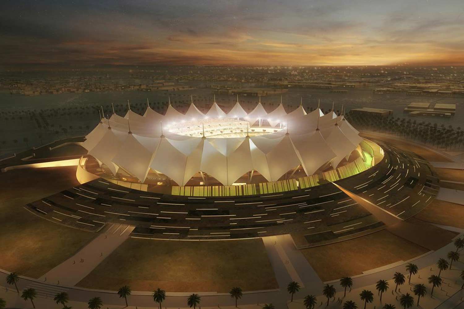 The King Fahad Sports City Stadium, affectionately called “The Tent,” is undergoing a $400 million renovation to honor its legacy while embracing modernity.