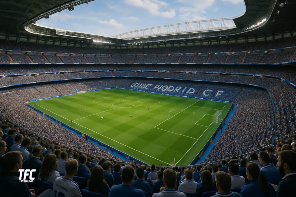 Inside the stadium