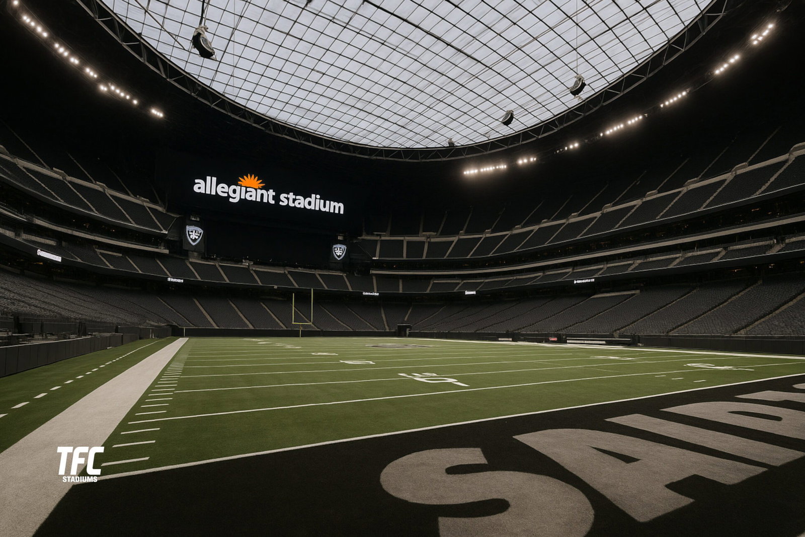 allegiant stadium inside