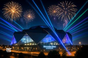 mercedes benz stadium records