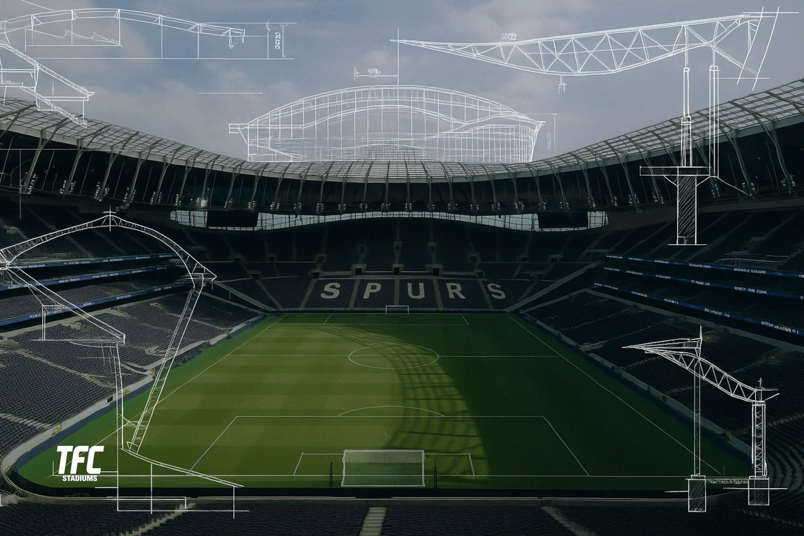 Tottenham Hotspur Stadium Schematic