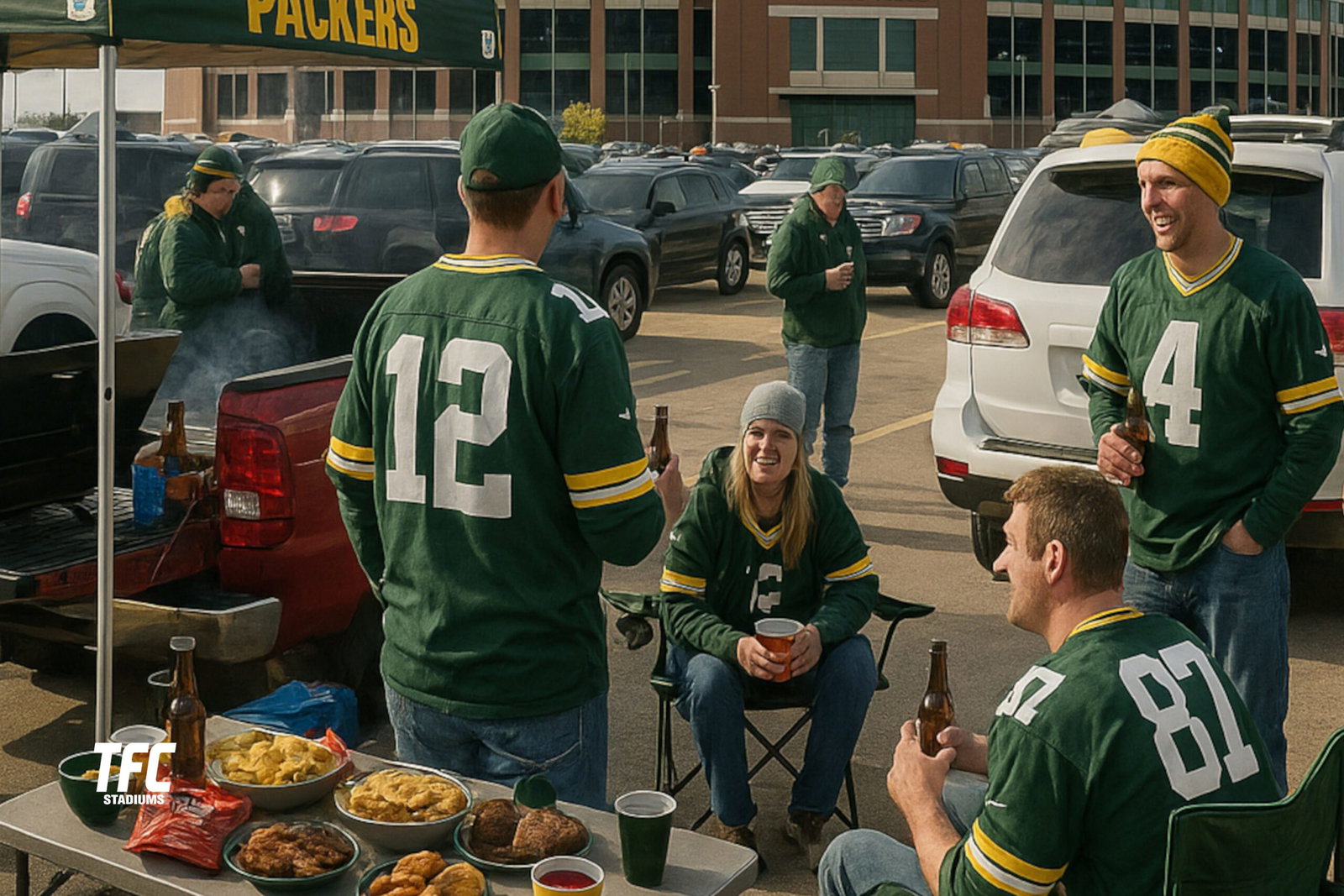 Lambeau Field tailgating