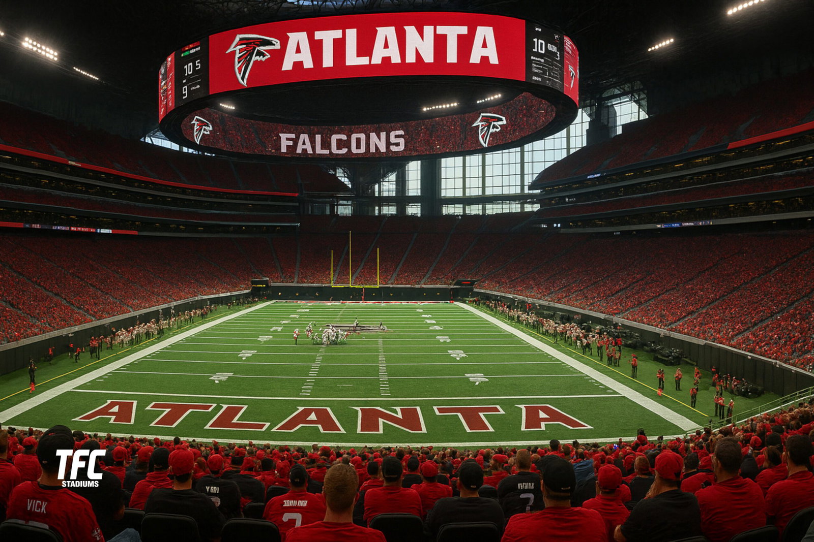 Mercedes Benz Stadium - Best places to sit for Falcons game