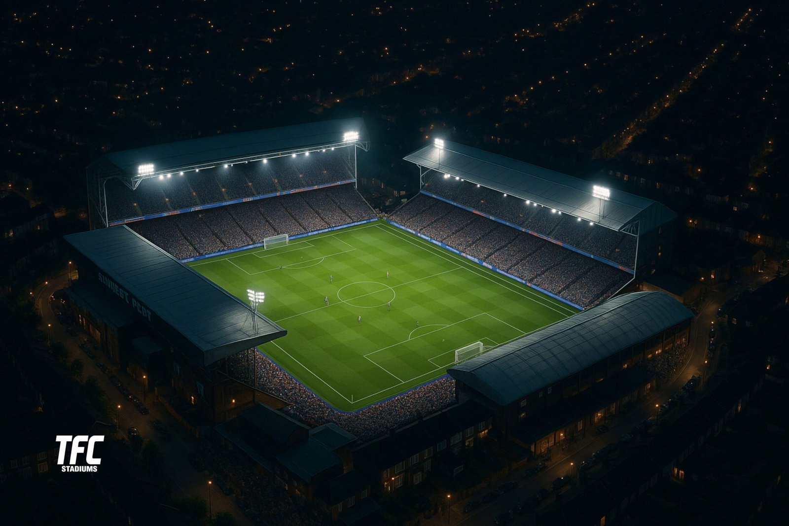 Selhurst Park at night