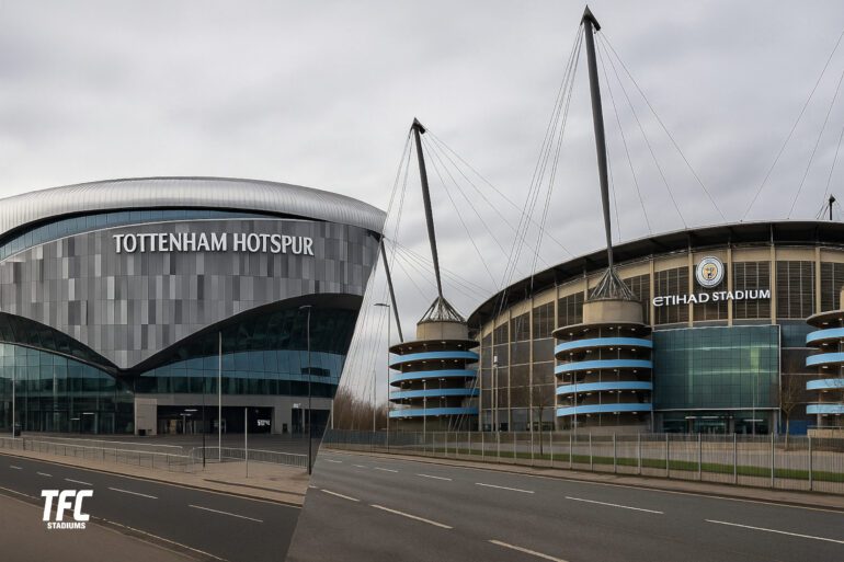 Tottenham Hotspur Stadium and the Etihad