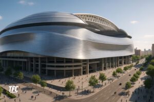 Santiago Bernabéu day architecture