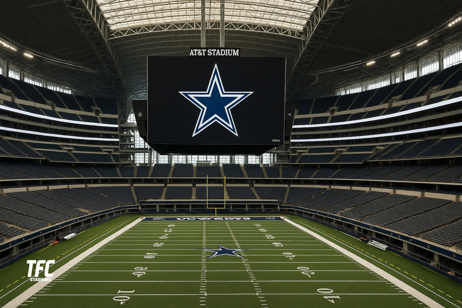 at&t stadium screen