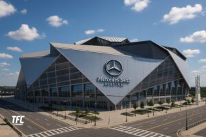 mercedes benz stadium exterior