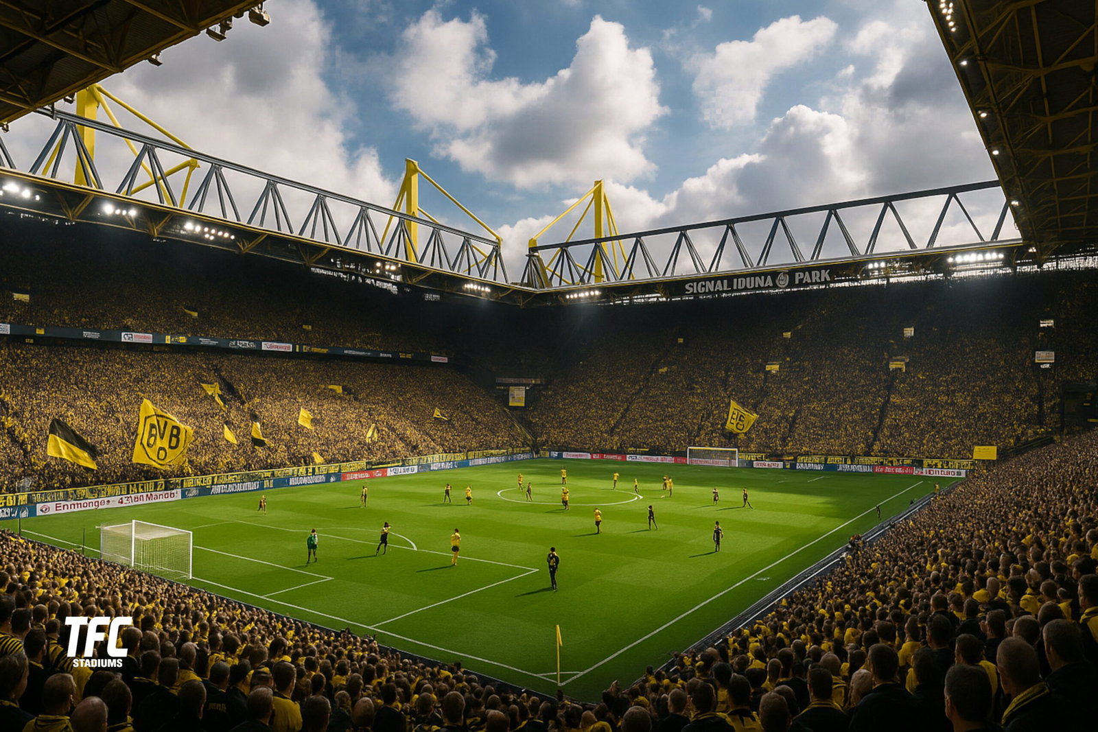 Signal Iduna Park - Dortmund fans