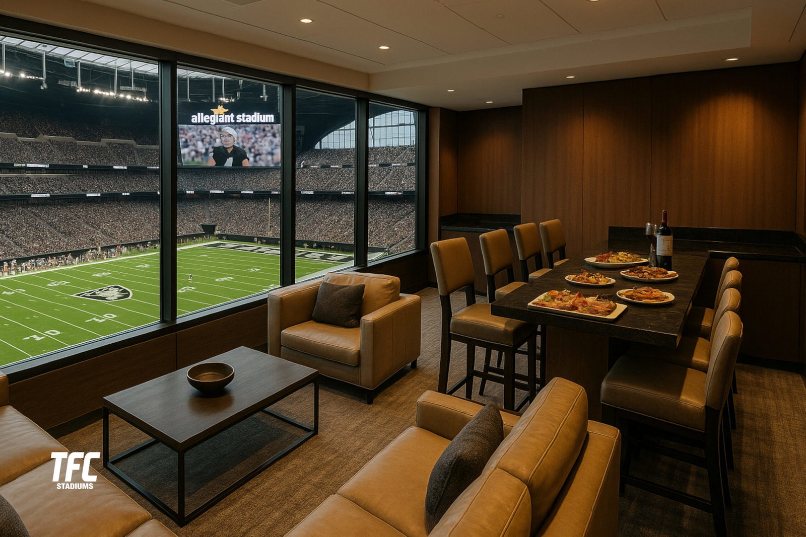 Allegiant Stadium luxury experineces