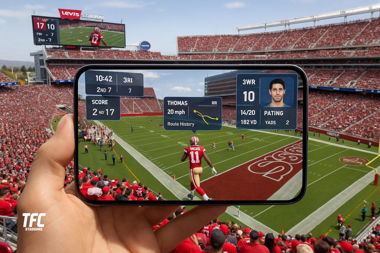 Augmented Reality - Levis Stadium
