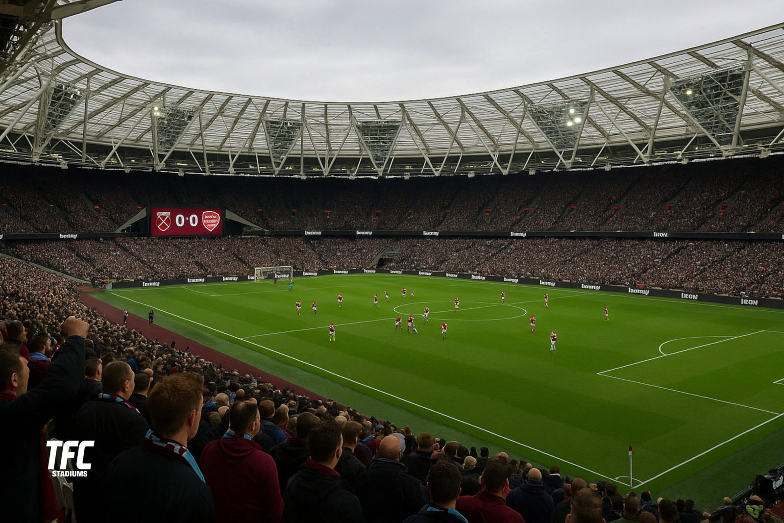 West Ham vs Arsenal at the London Stadium