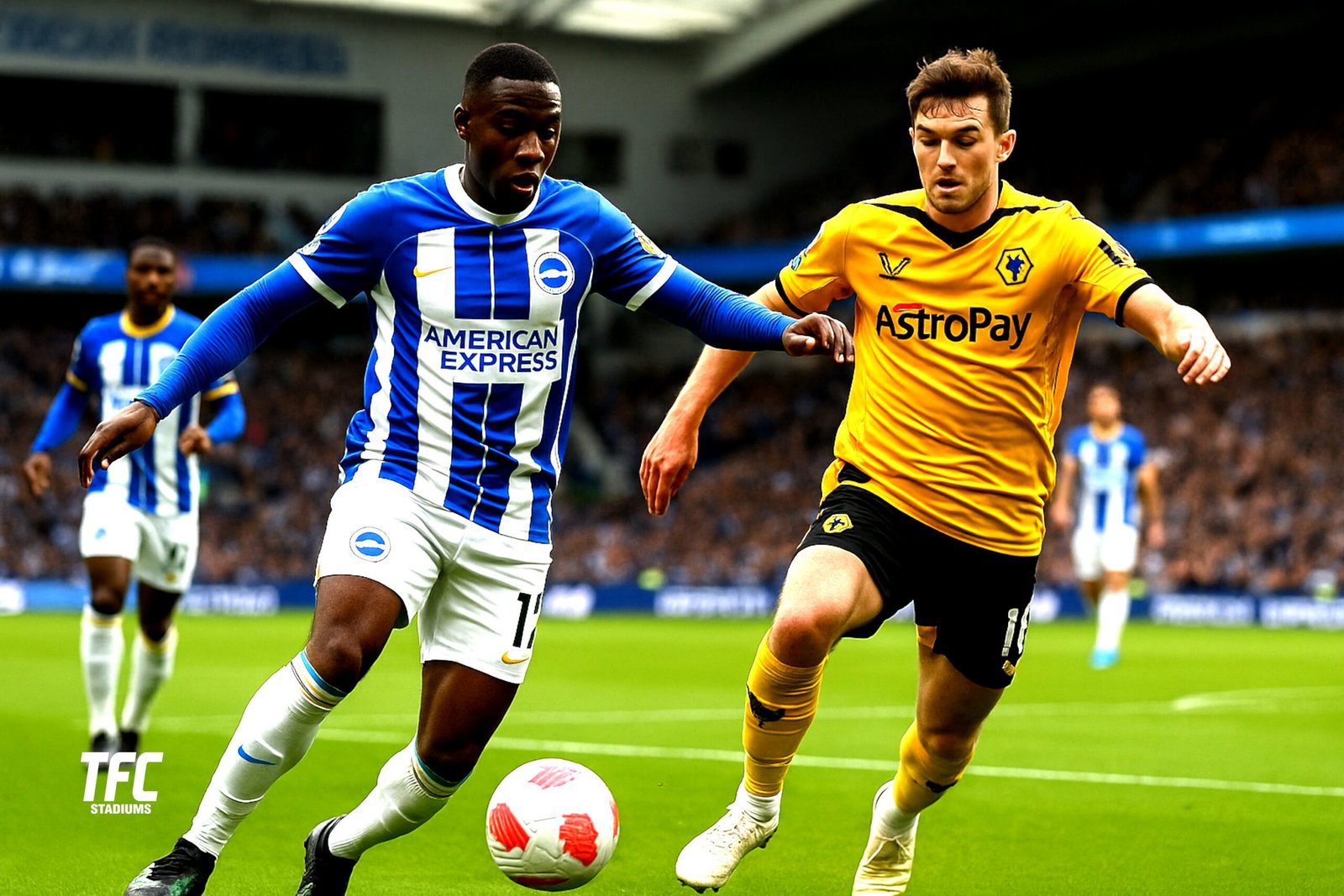 Brighton vs Wolves at the Amex