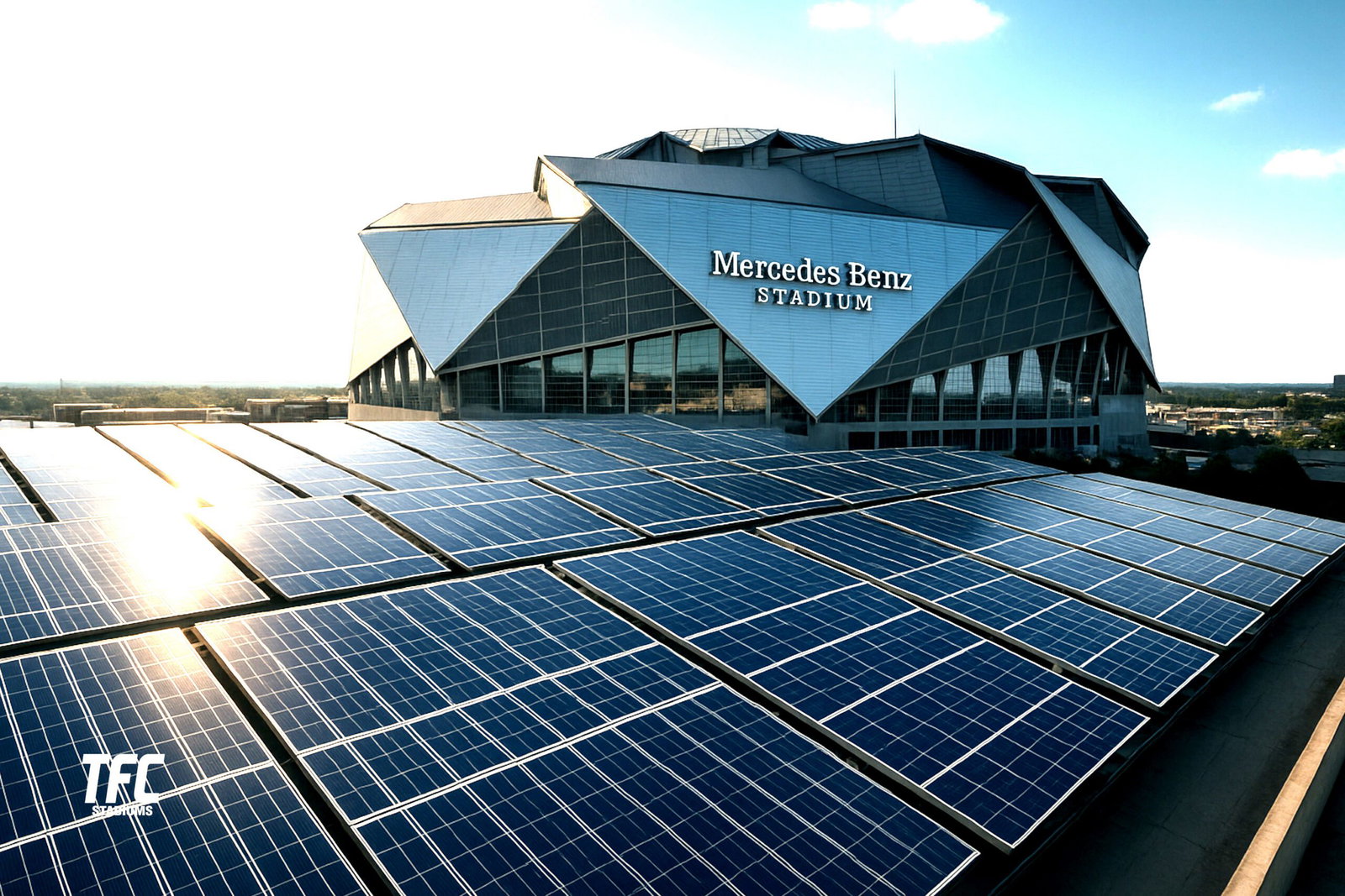 Mercades Benz Stadium - Solar Panels