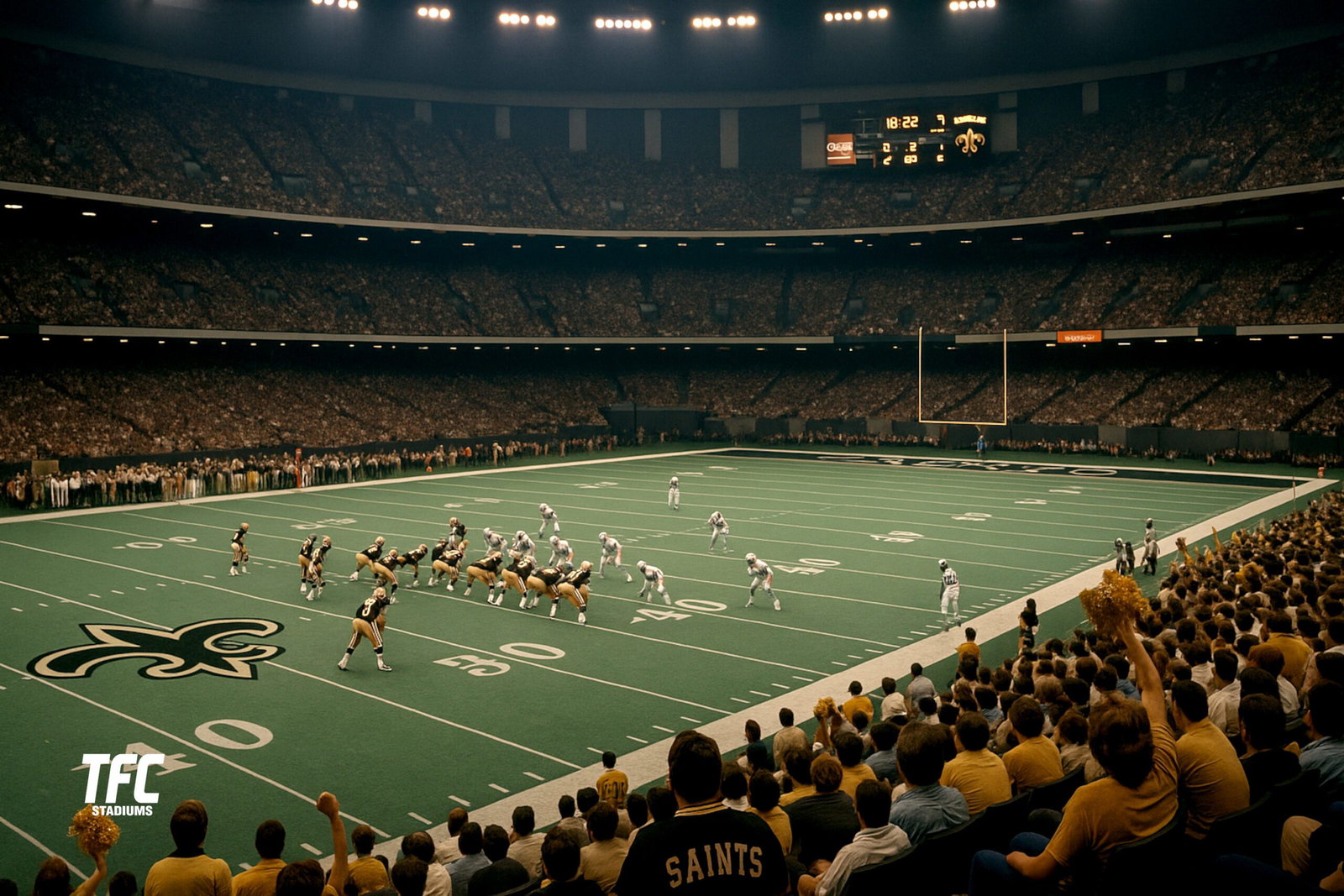 First game at the Superdome
