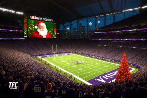 US Bank Stadium Christmas