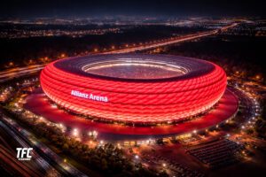 Allianz Arena at night