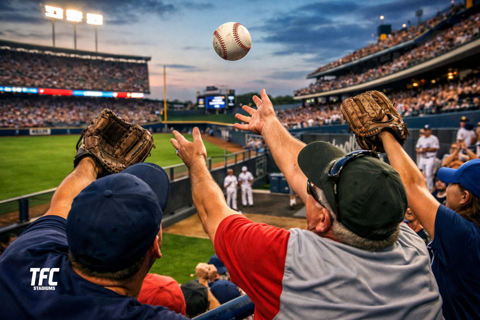 Best seats for catching home runs