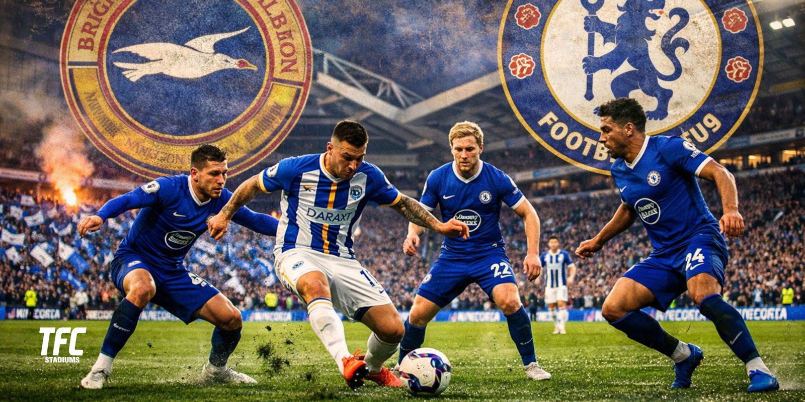 Brighton vs Chelsea at the Amex