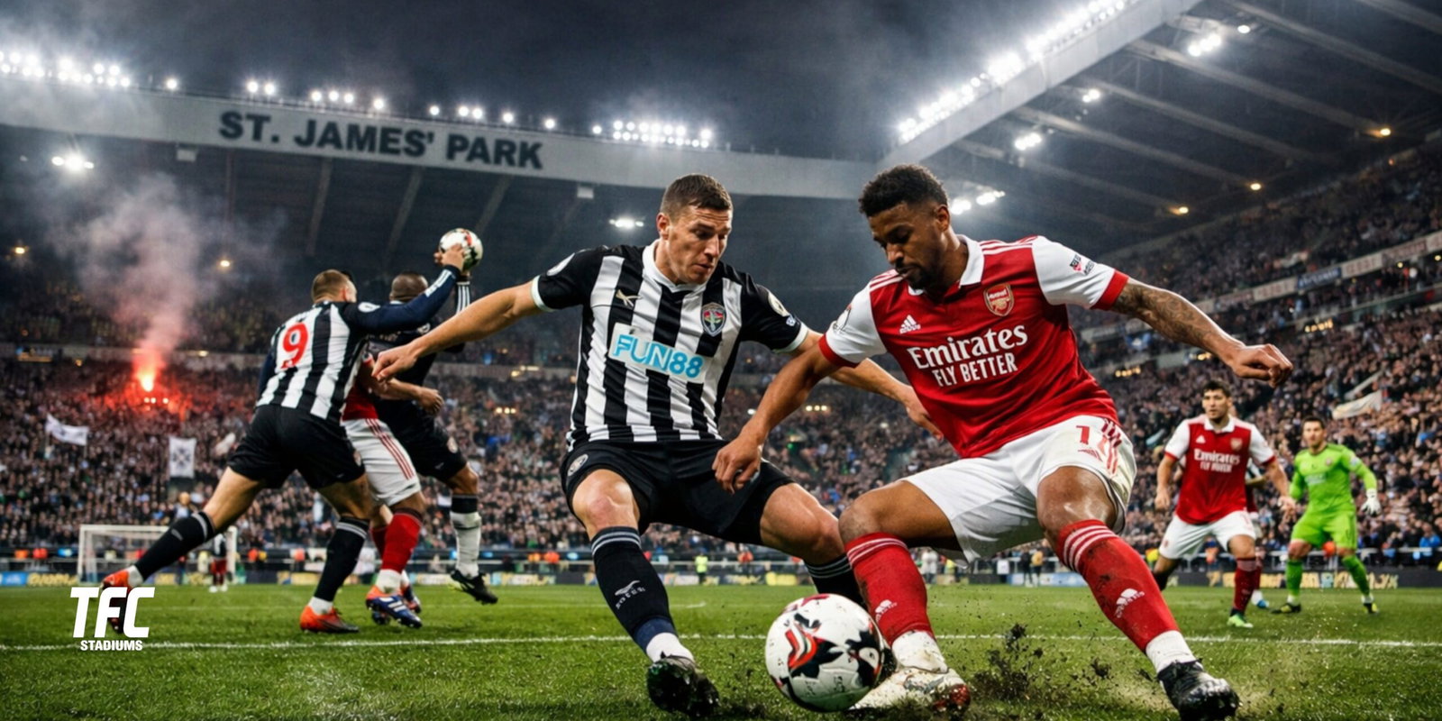 St Jame' Park Newcastle vs Arsenal