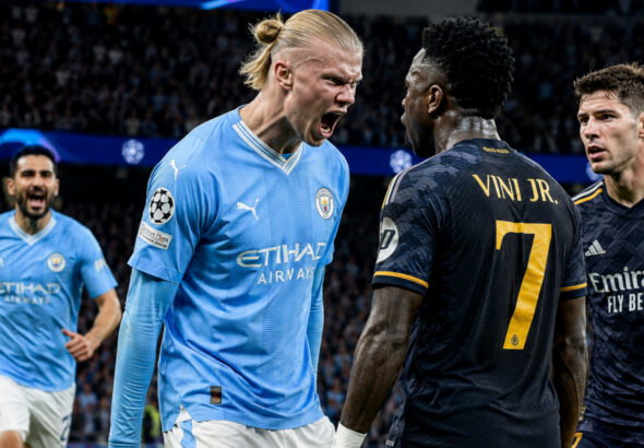 Manchester City vs Real Madrid at the Etihad