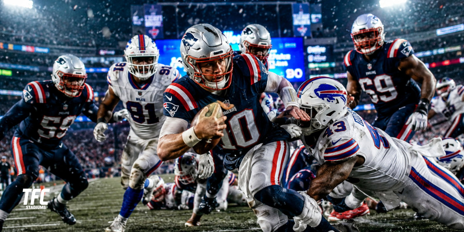 Patriots vs Bills at Gillette Stadium