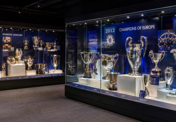 Chelsea Stamford Bridge Trophy Display