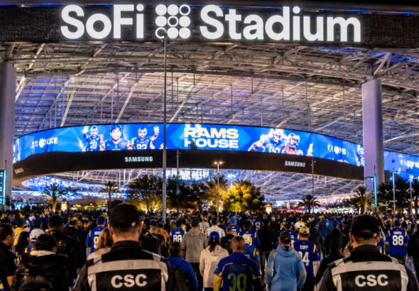 SoFi Stadium security