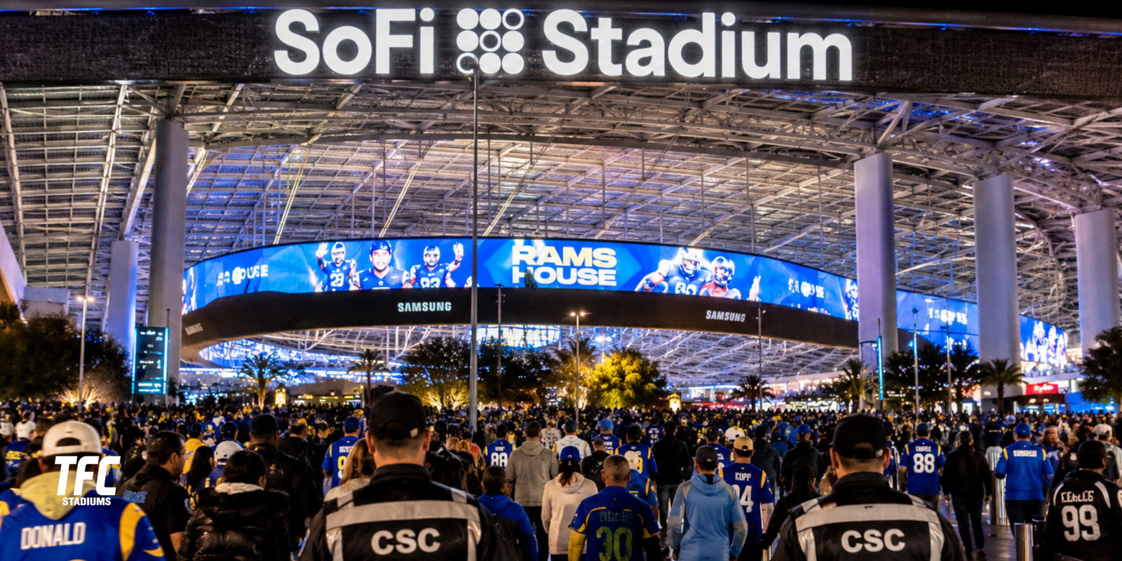 SoFi Stadium security