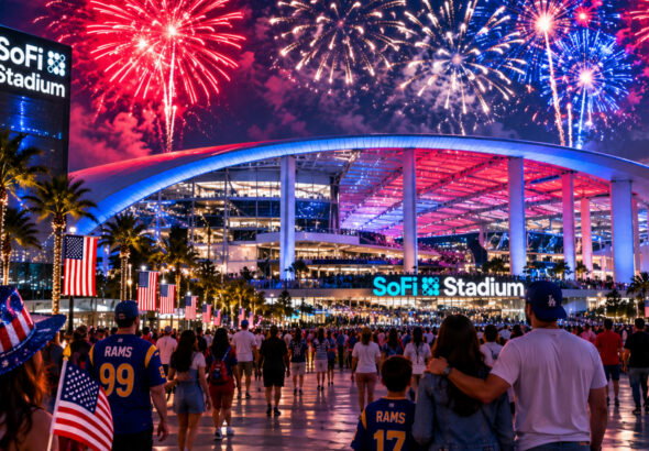 SoFi - Fourth of July Stadium celebrations