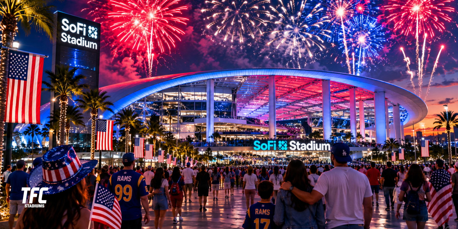SoFi - Fourth of July Stadium celebrations