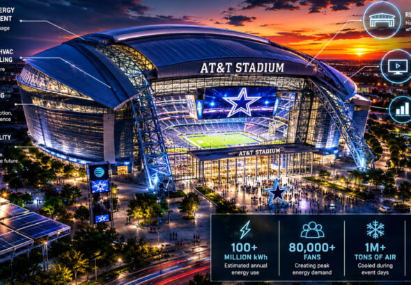 Inside AT&T Stadium’s Energy Technology