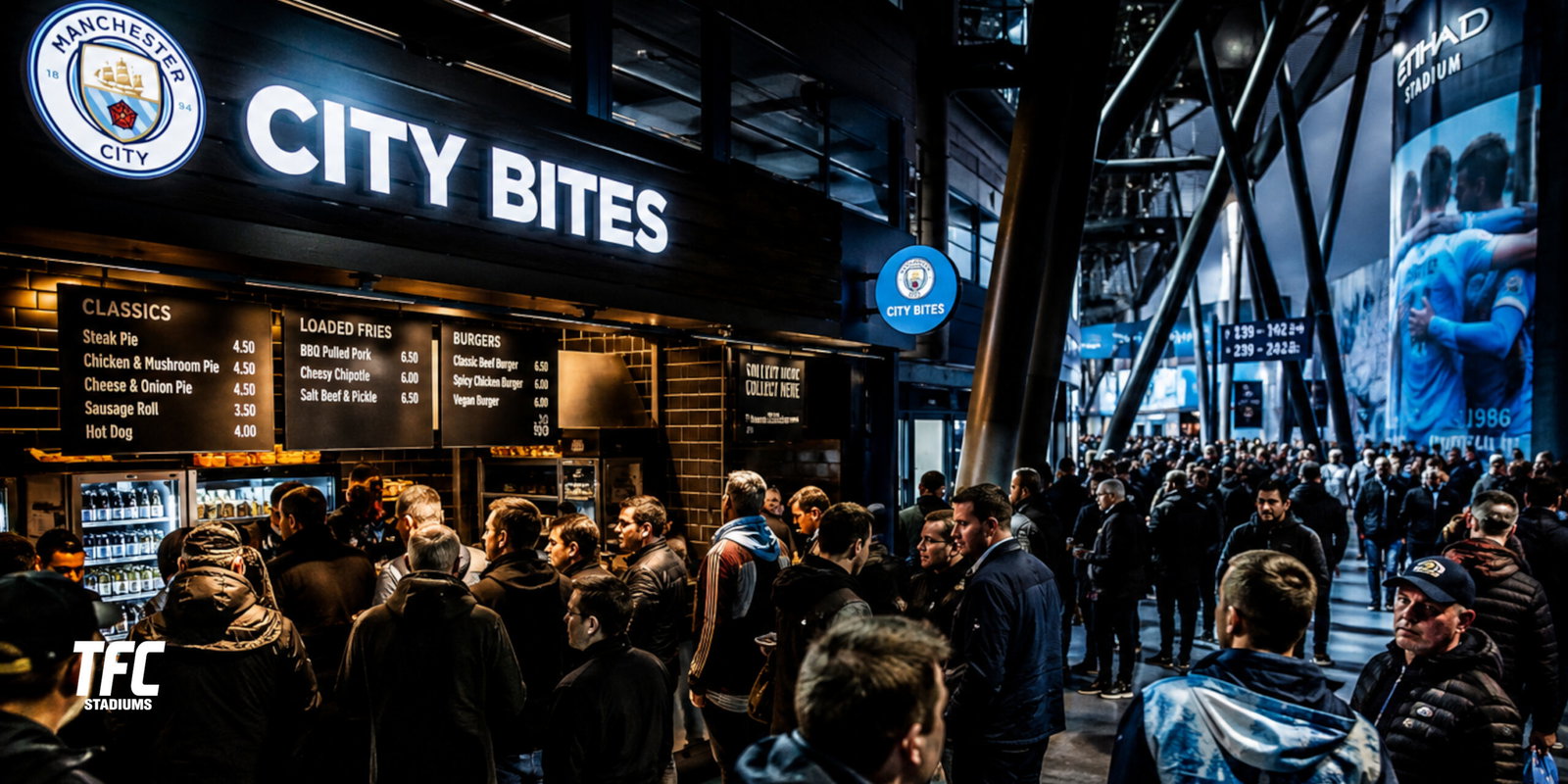 Etihad Stadium Matchday Food Guide