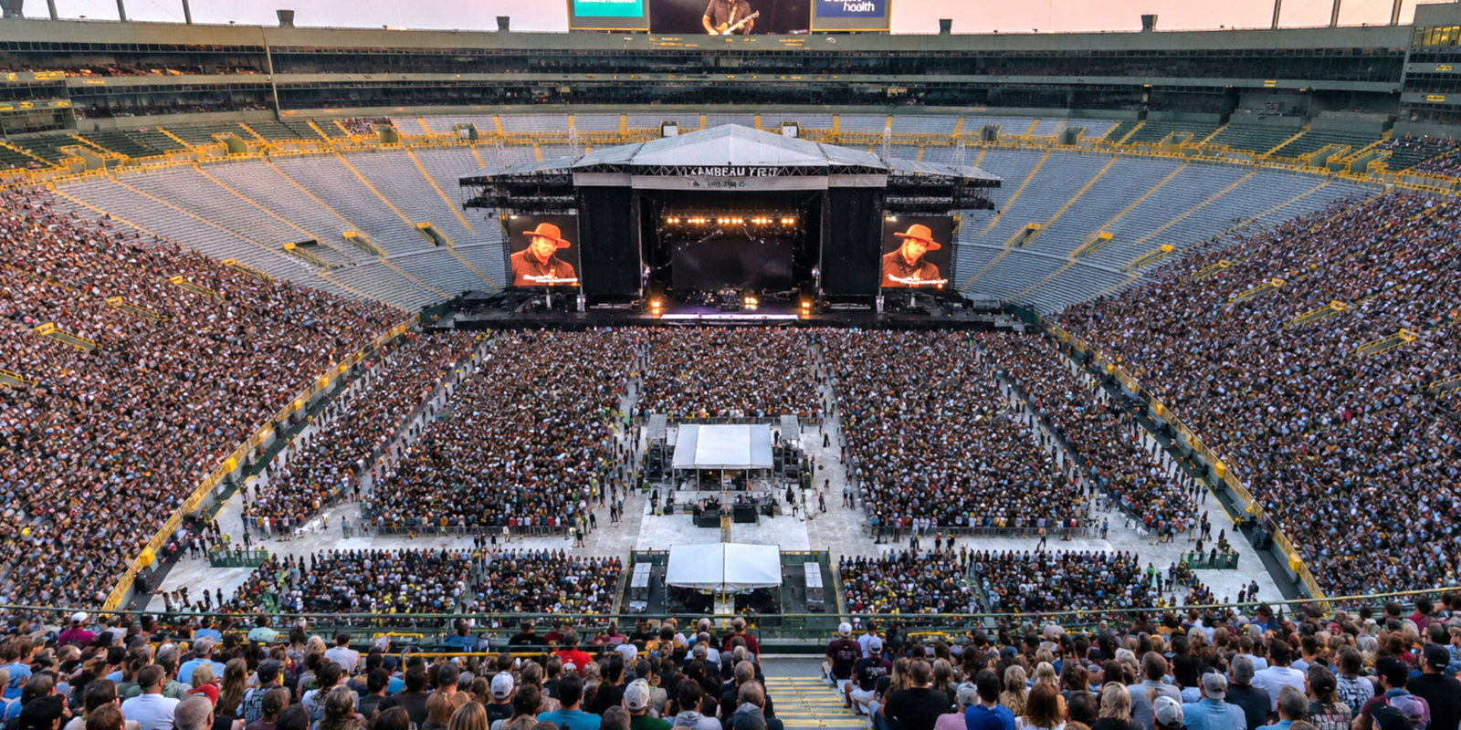 Concerts Lambeau Field seats