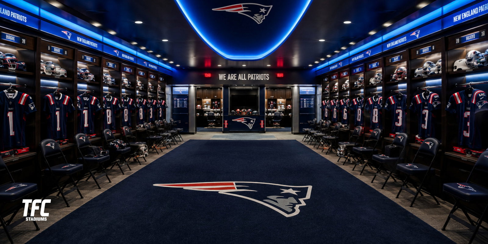 Player Facilities at Gillette Stadium