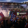 Cup parades at Villa Park
