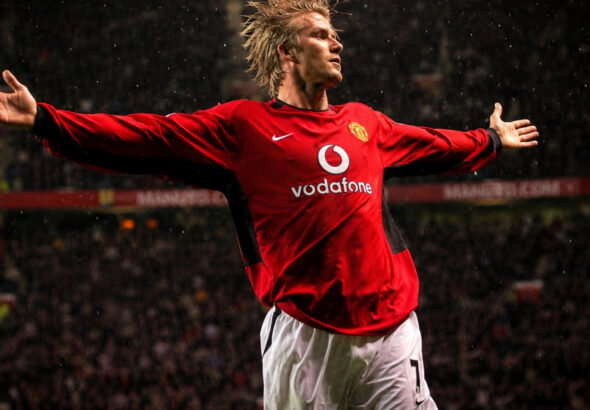 David Beckham at Old Trafford